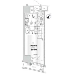 リテラス渋谷笹塚の物件間取画像